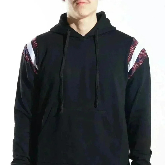 EMBELLISH HOCKNEY HOODIE (BLACK) - Picture 1 of 8